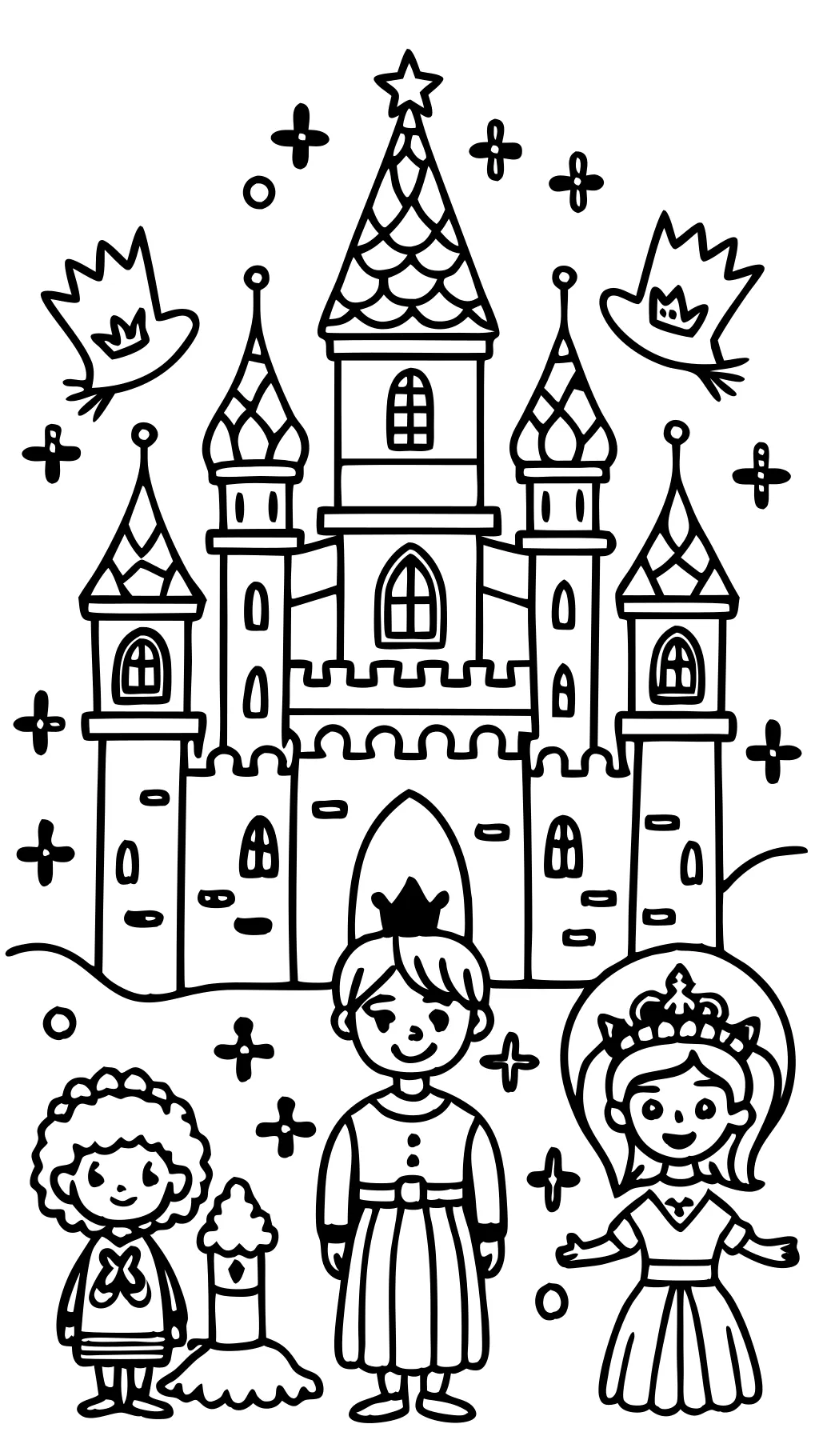 princes coloring pages